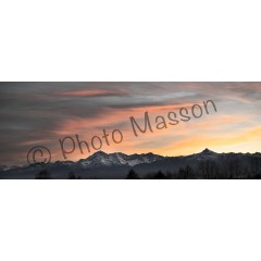 Couché de soleil sur le Pic du Midi